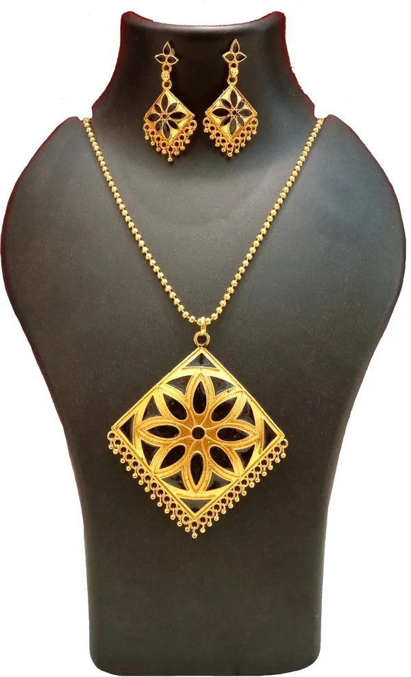 Assamese_Traditional_Black_Colour_Chain_Jewellery_Set_For_Women_&_Girl